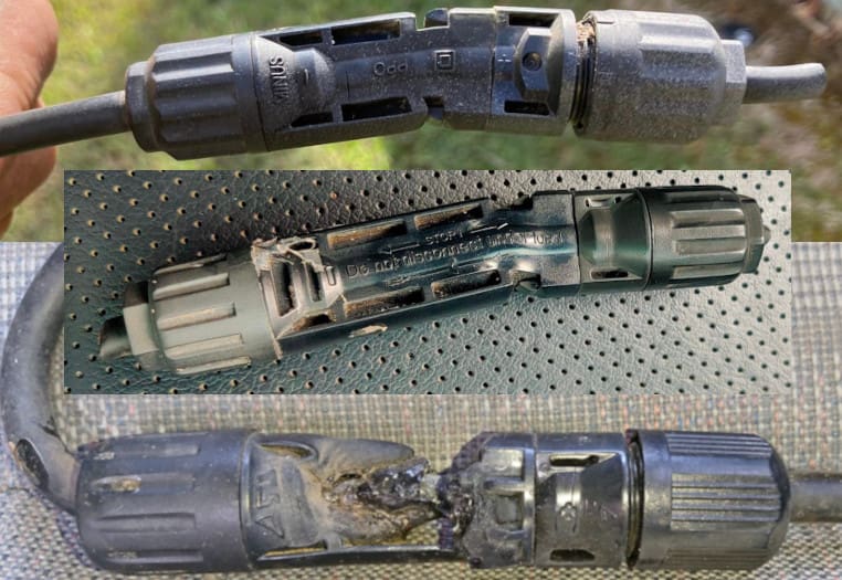 Stecker geschmolzen_solarquotes.com