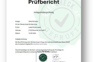 Prüfbericht ENERCHECK